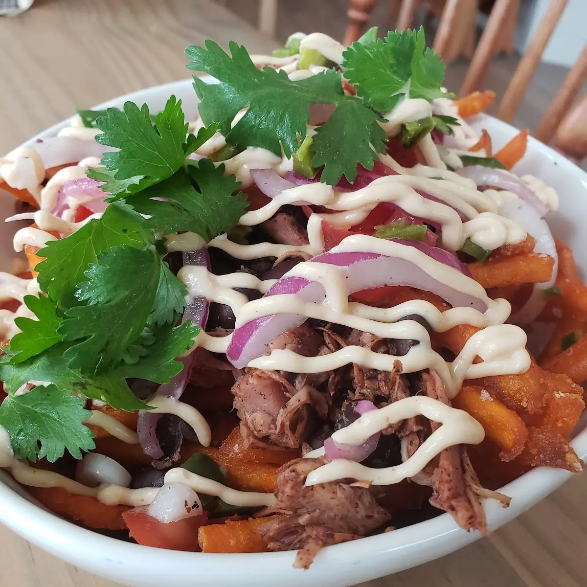 Loaded Sweet Potato Fries