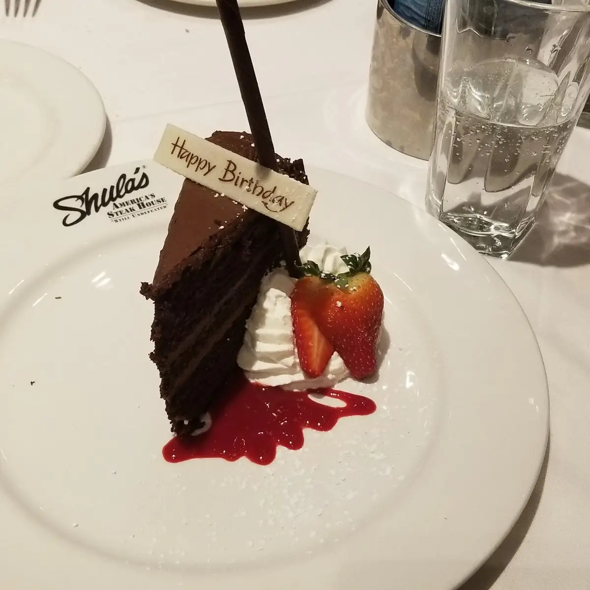 Seven Layered Chocolate Cake