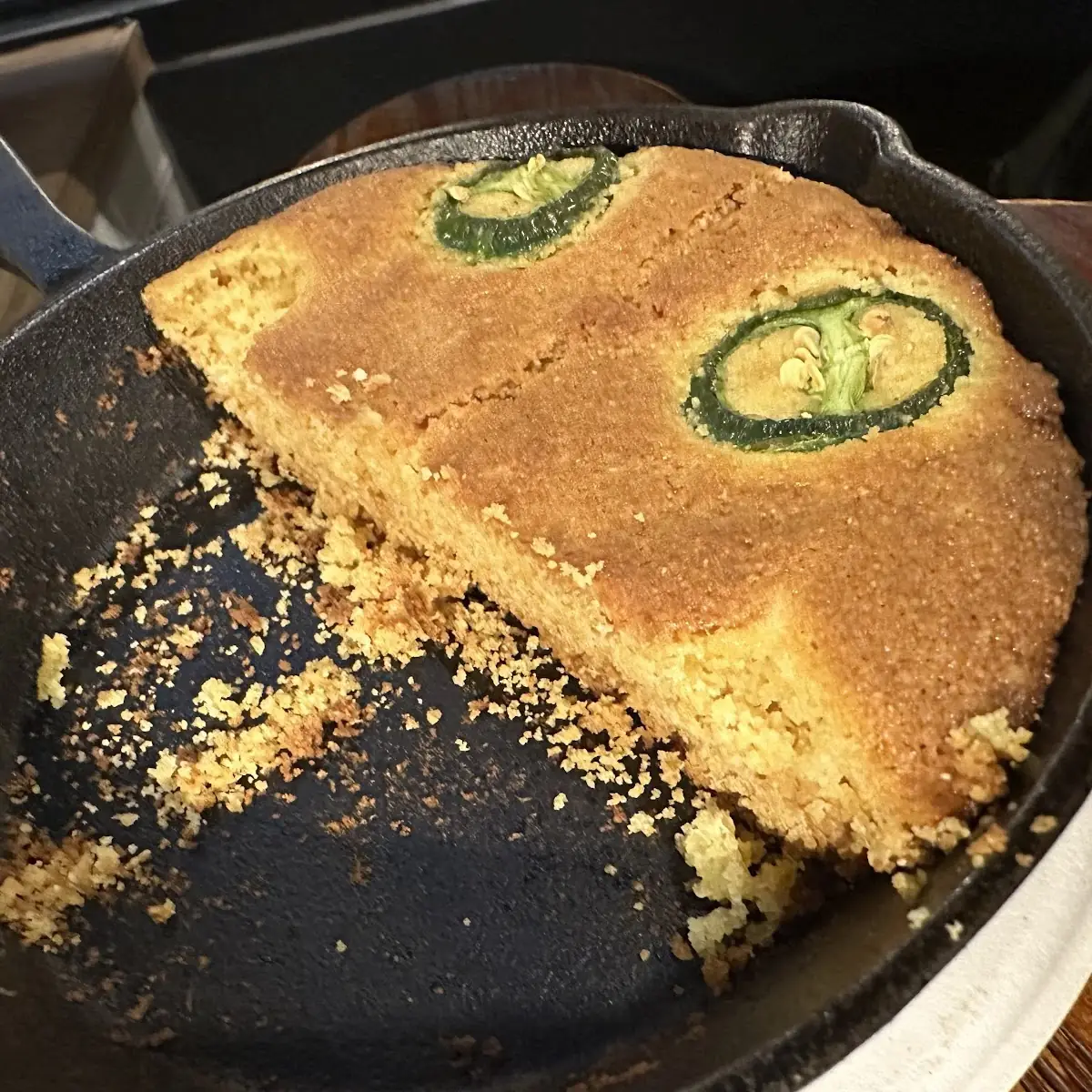 Cast Iron Baked Cornbread