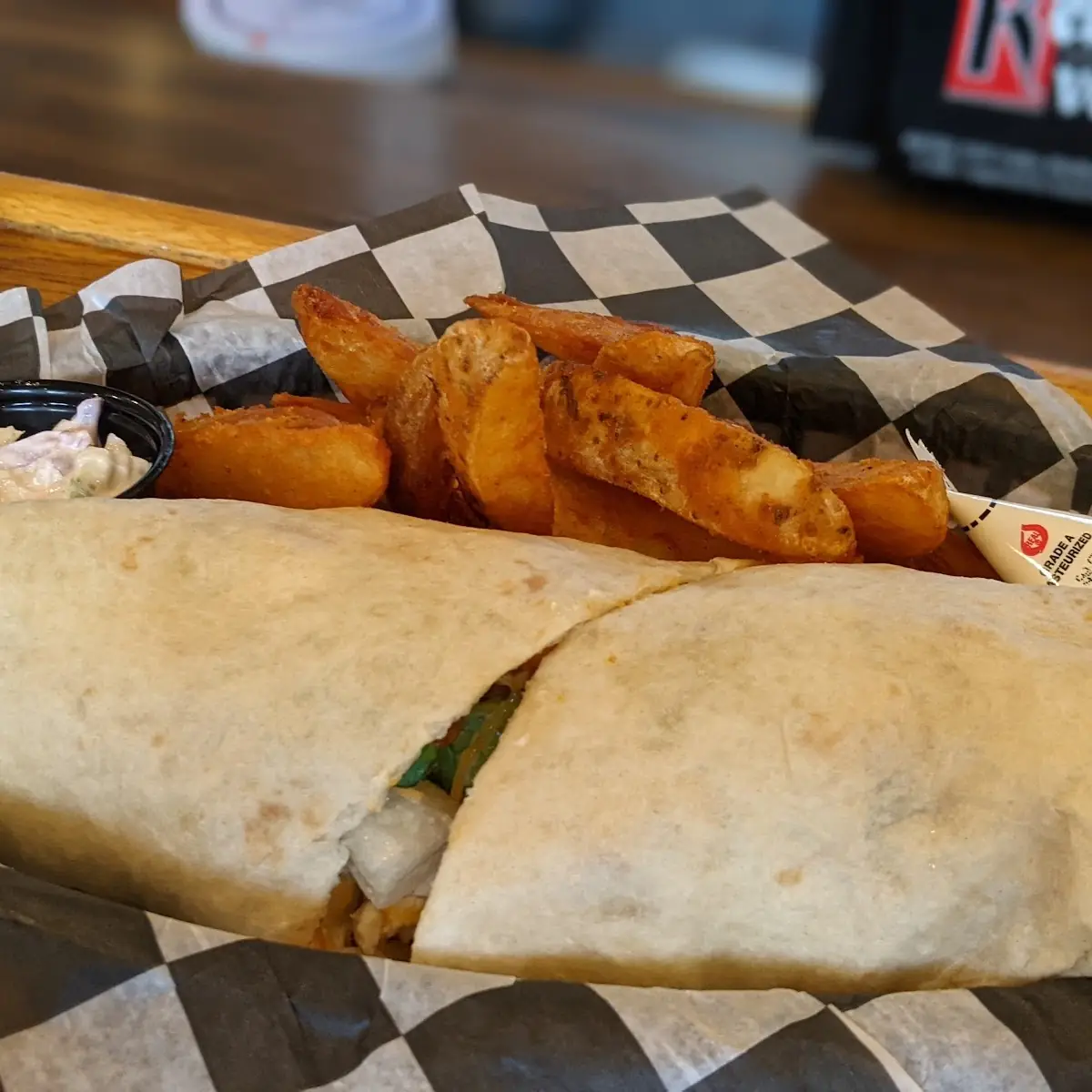 Chicken Bacon Ranch Wrap with Jo Jo's