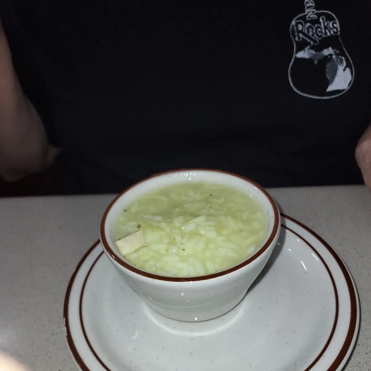 Lemon Rice Soup