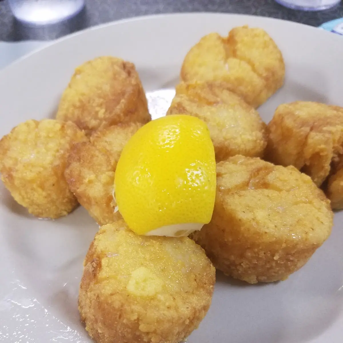 Broiled & Fried Scallops