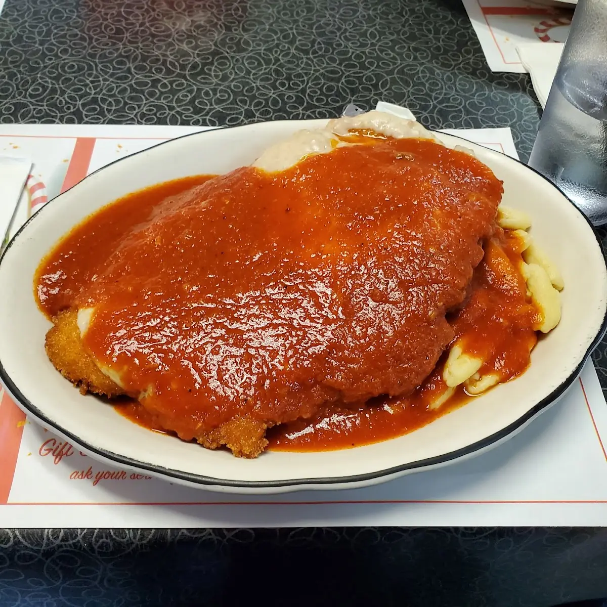 Chicken Parmesan with Cavatelli