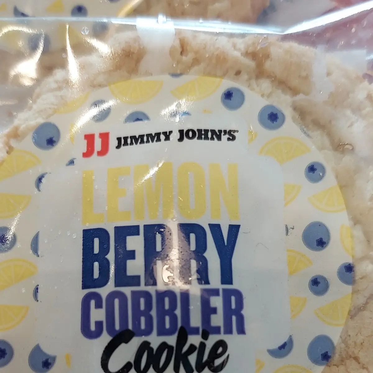 Lemon Blueberry Cobbler Cookie