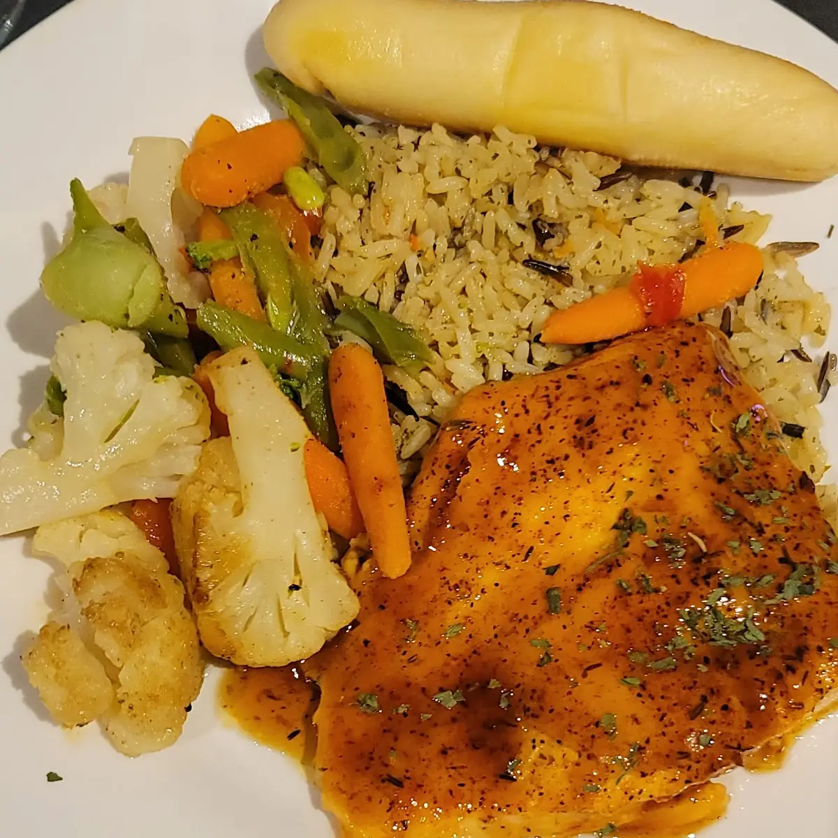 Bourbon Glazed Salmon