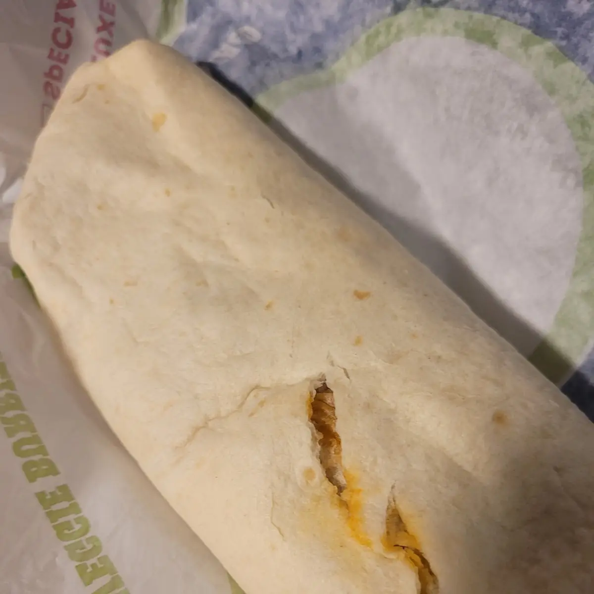 Soft Seasoned Beef Burrito