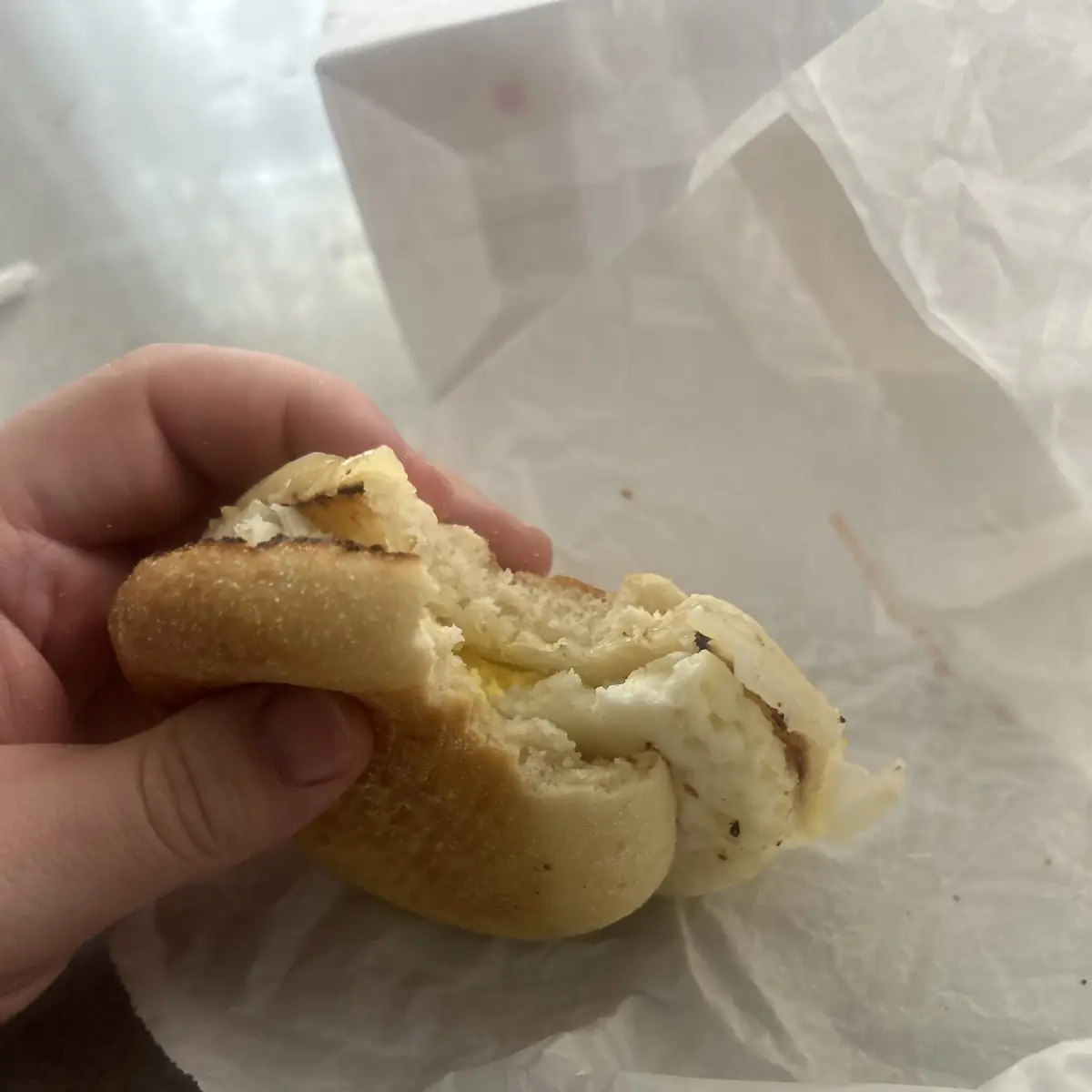 Sausage Egg and Cheese Sandwich