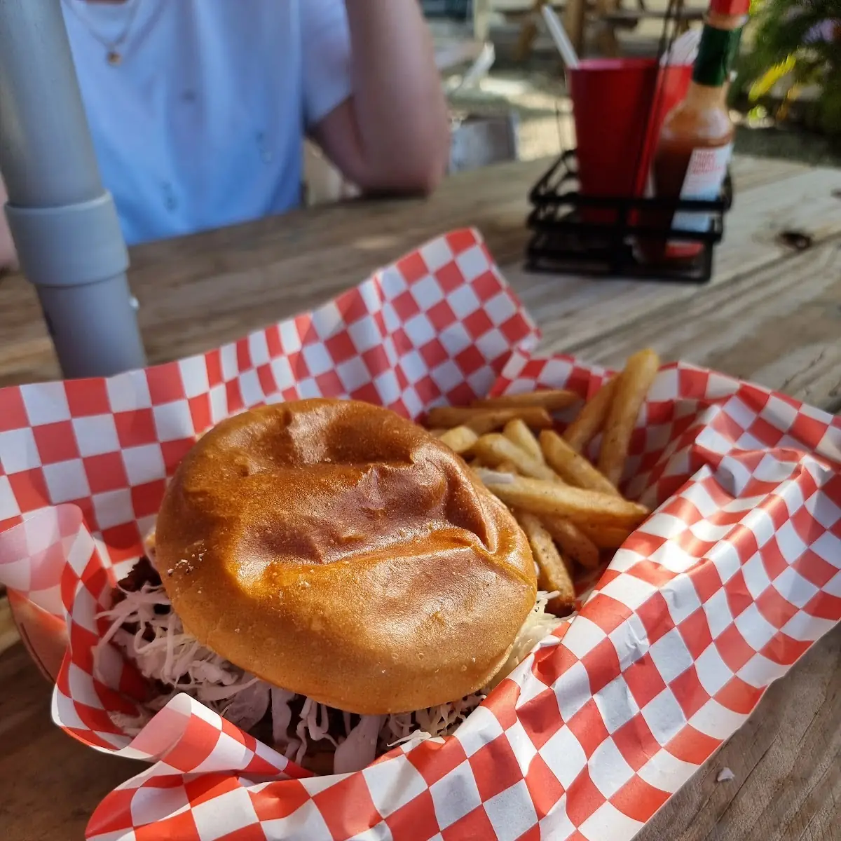 Smash Burger and Fries