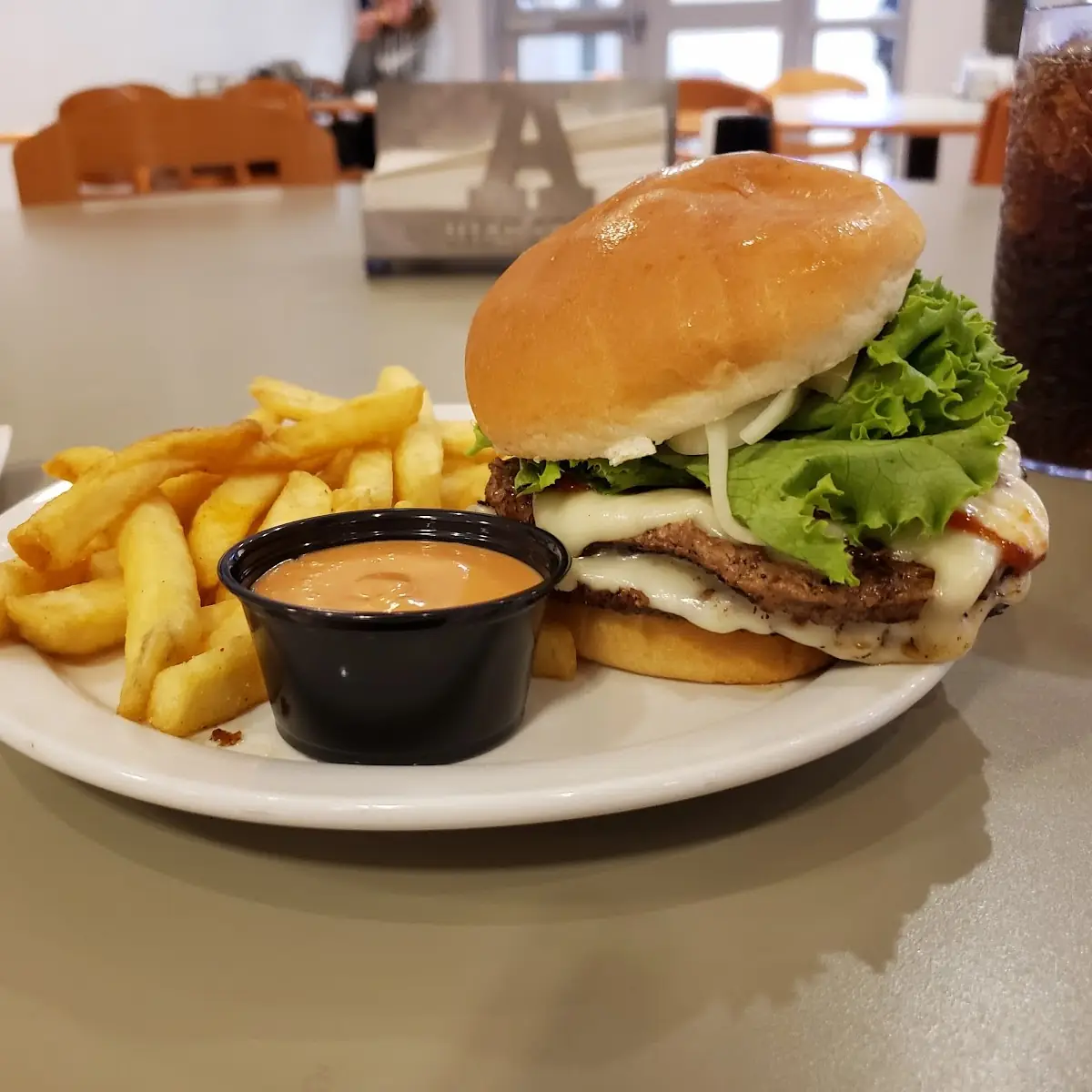 Double Cheeseburger and Fries