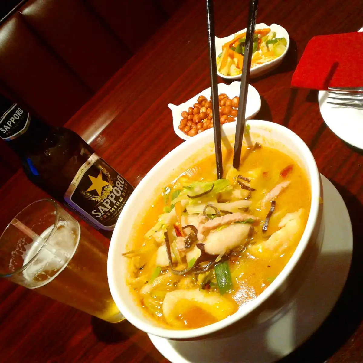 Spicy Seafood Noodle Soup