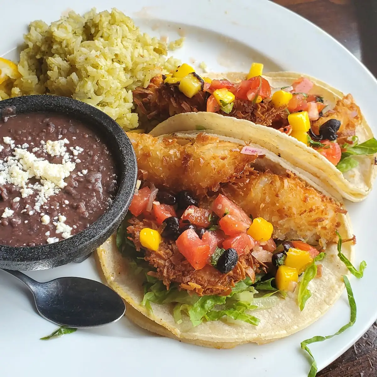 Coconut Shrimp Tacos