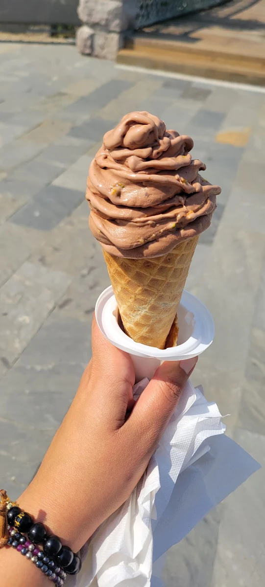 Chocolate Ice Cream with Pistachio