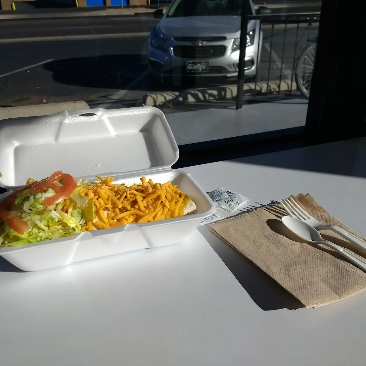 Burrito Smothered in Hatch Green Chile