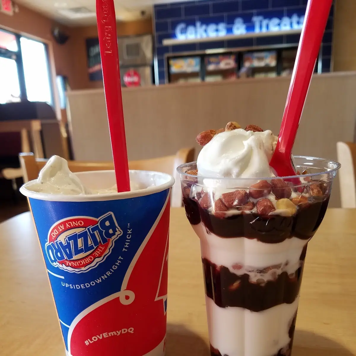 Blizzard & Peanut Buster Parfait