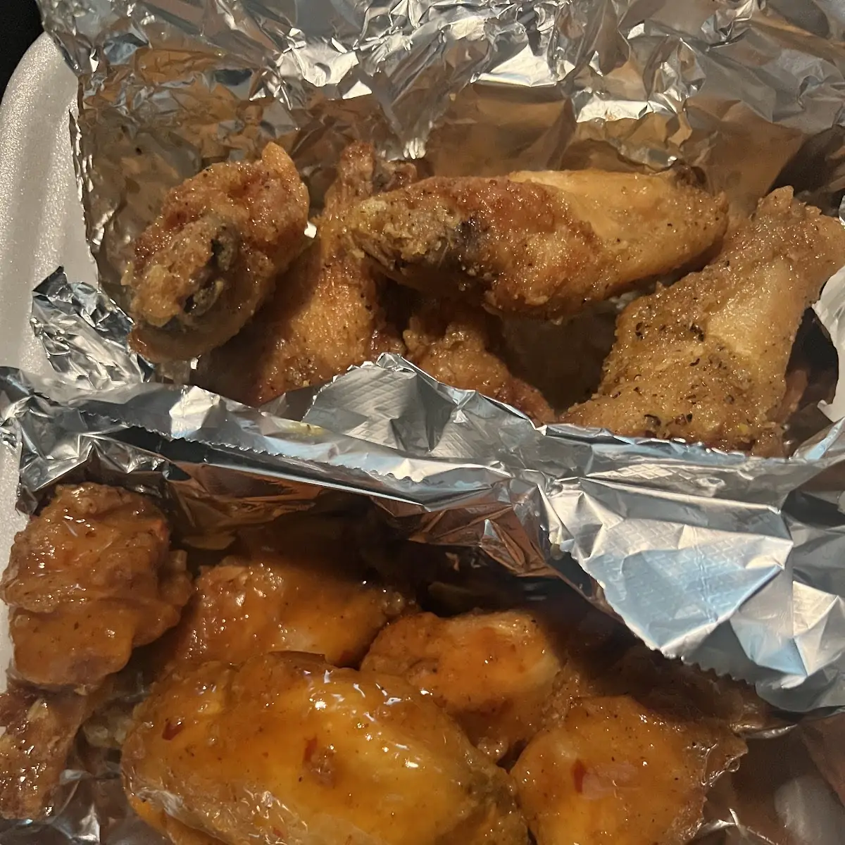 Mango Habanero and Lemon Pepper Wings