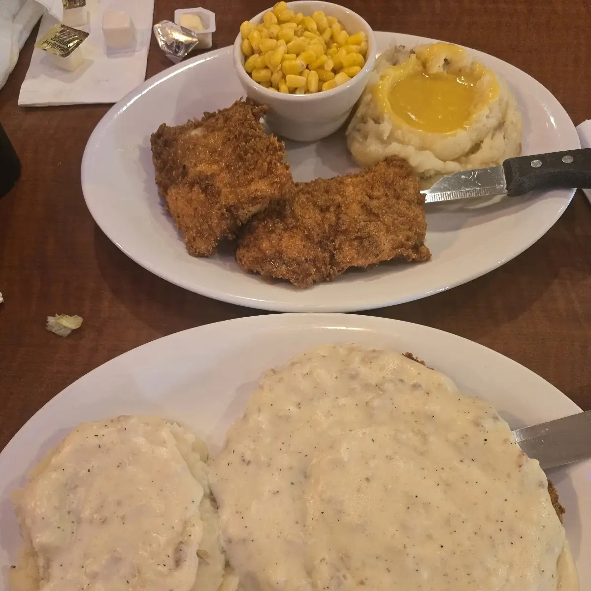 Country Fried Steak w Mashed Potatoes with Gravy