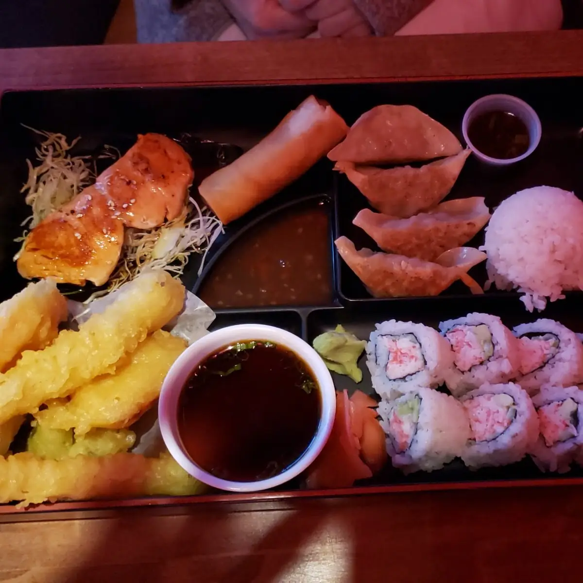 Dinner Bento Box with Salmon