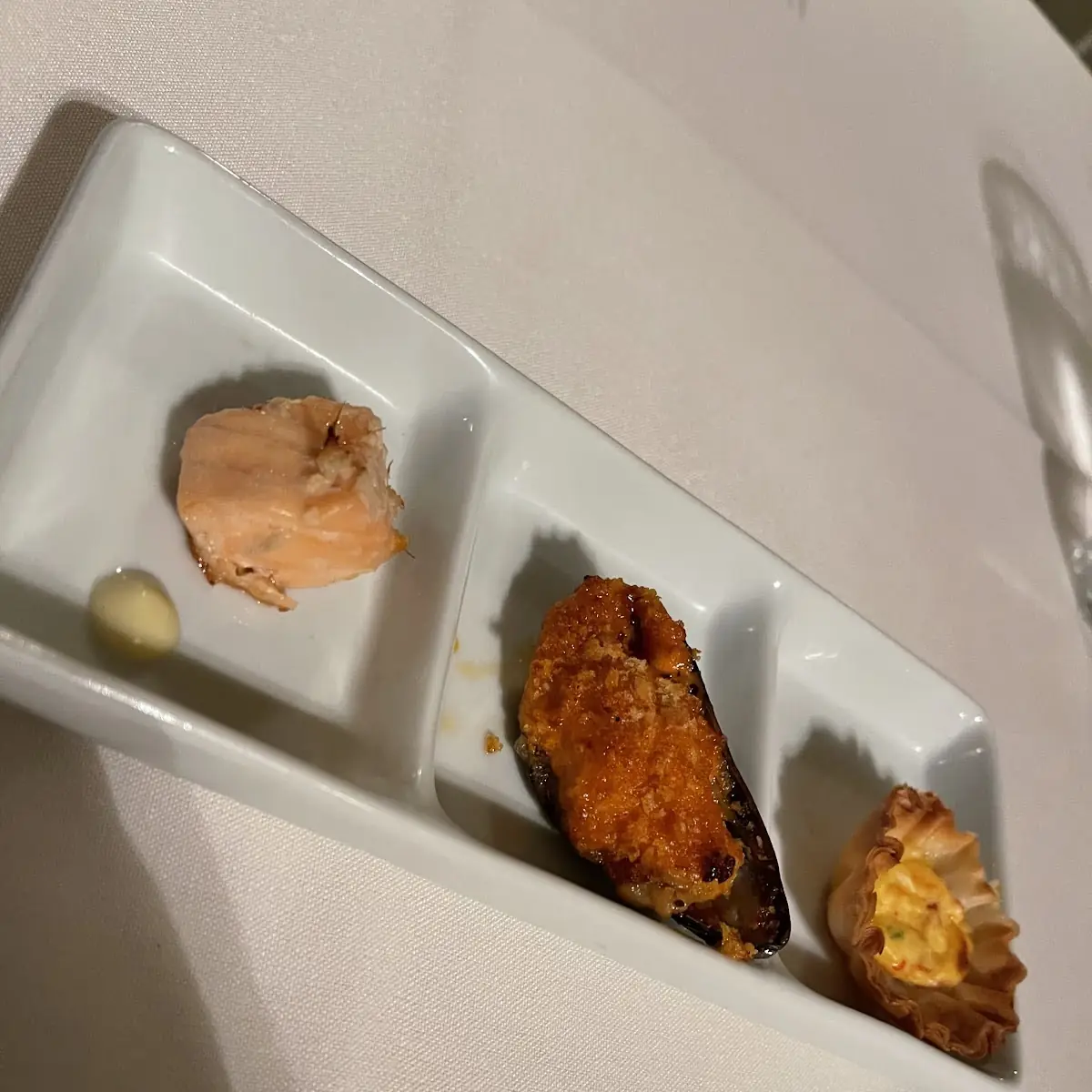 Assorted Seafood Appetizer Sampler