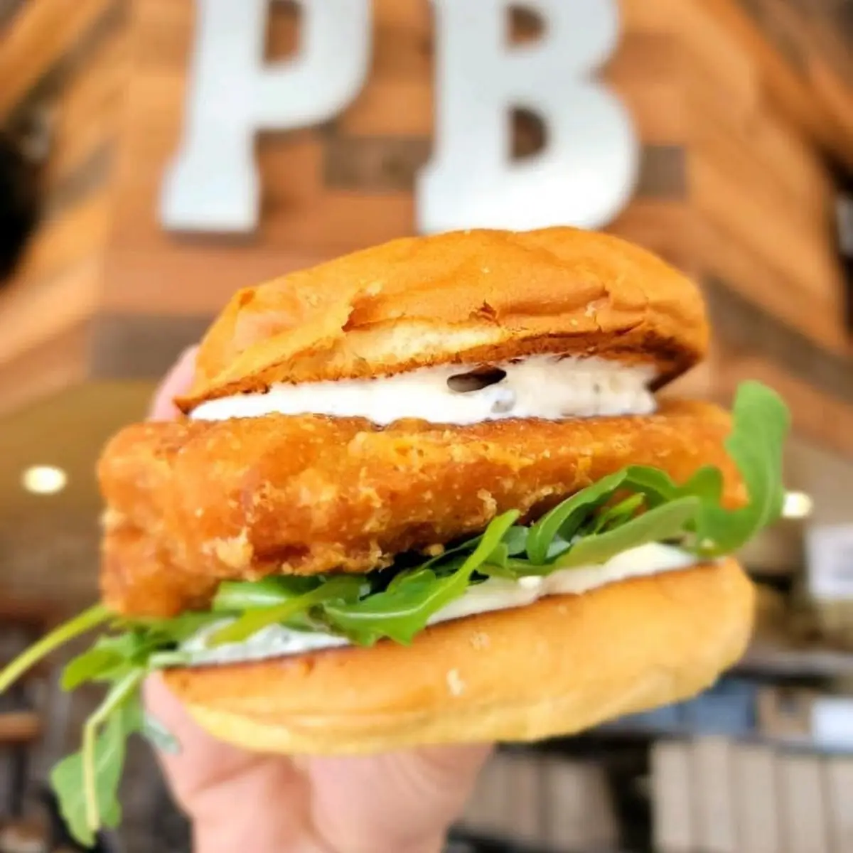 B9 - Beer Battered Cod Sandwich