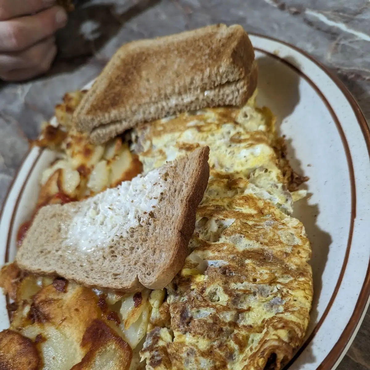 Cheese Steak Omelette