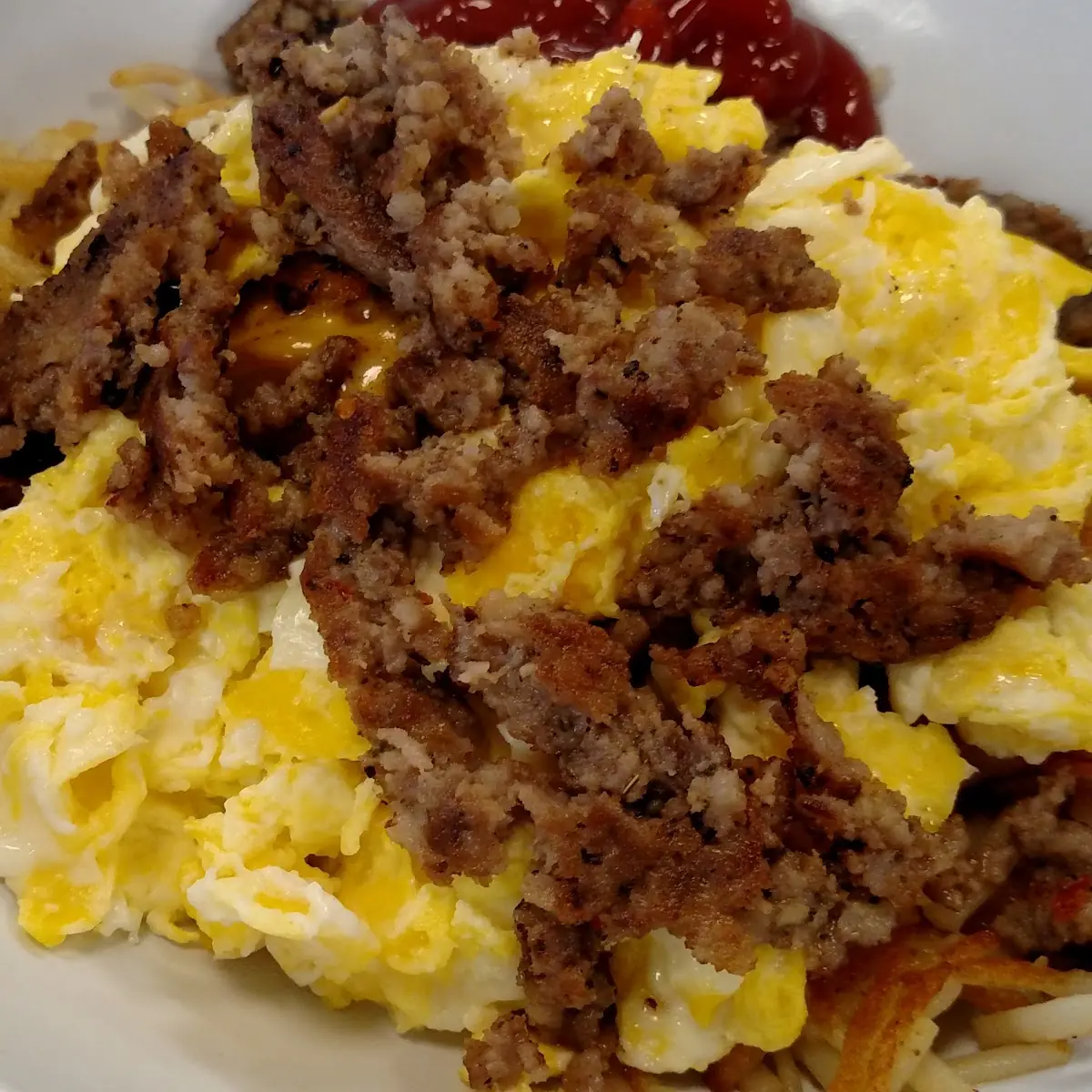 Hash Brown and Cheese Bowl