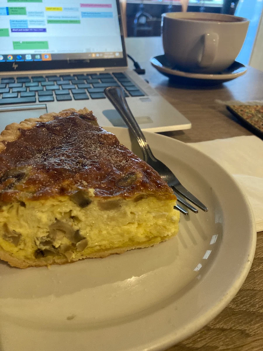 Mushroom Swiss Quiche