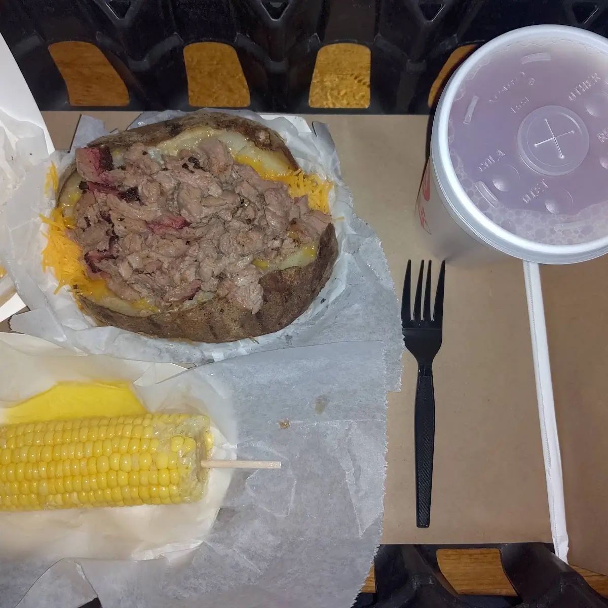 Baked Potato with Meat