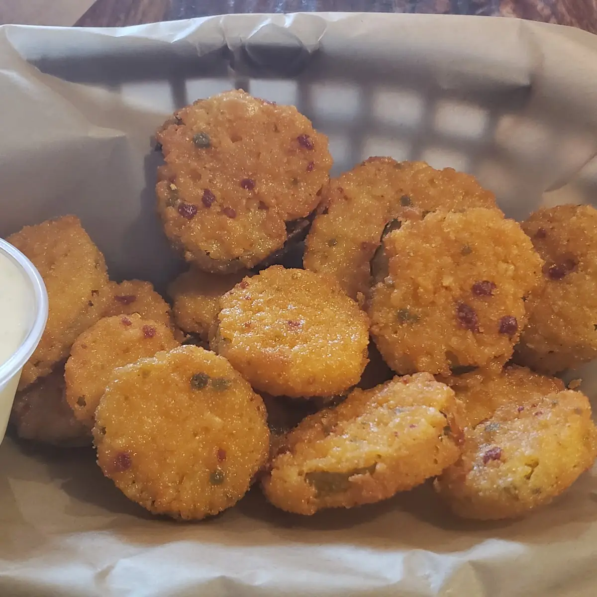 Spicy Deep Fried Pickle Chips