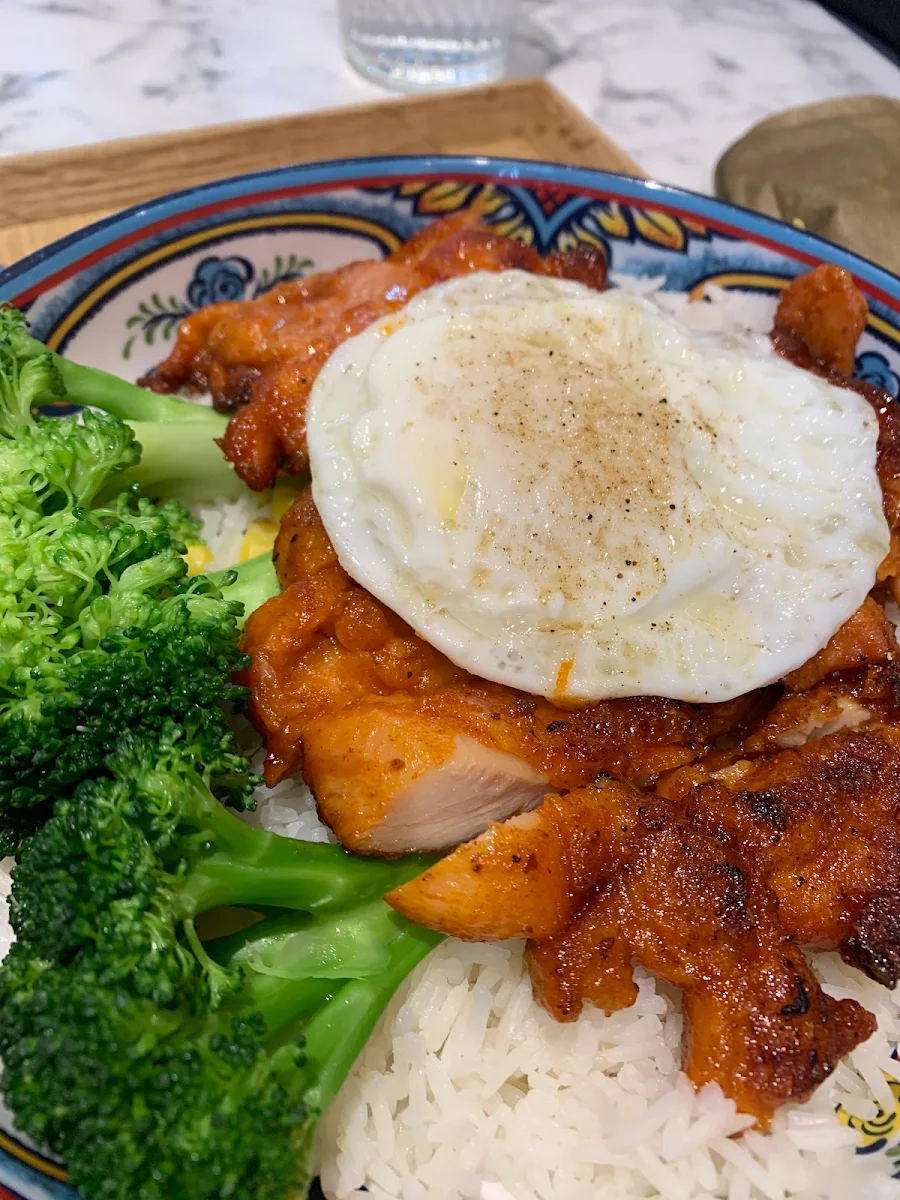 Pan Fried Pork Chop w Rice in in-House, 白熊先森餐廳Bear Bear Cafe & Kitchen