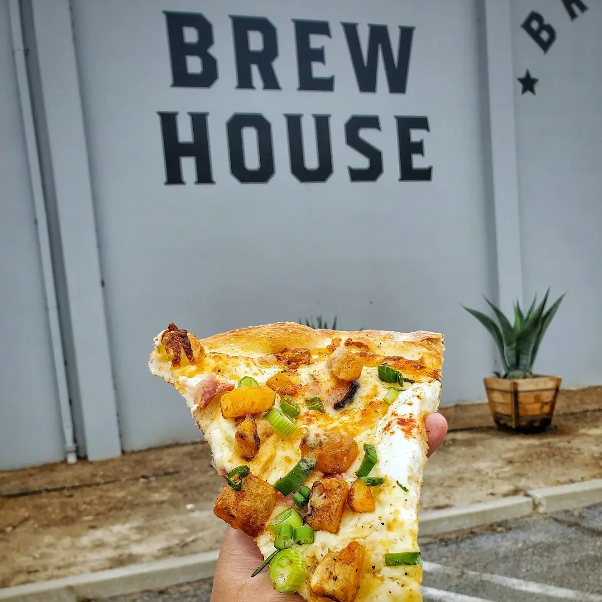 Eggs Benedict Pizza