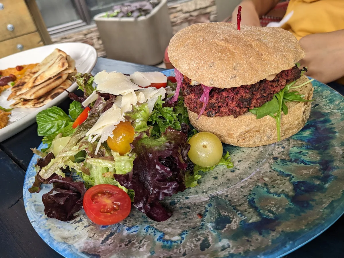 Veggie Burger, Cafe Le Hibou