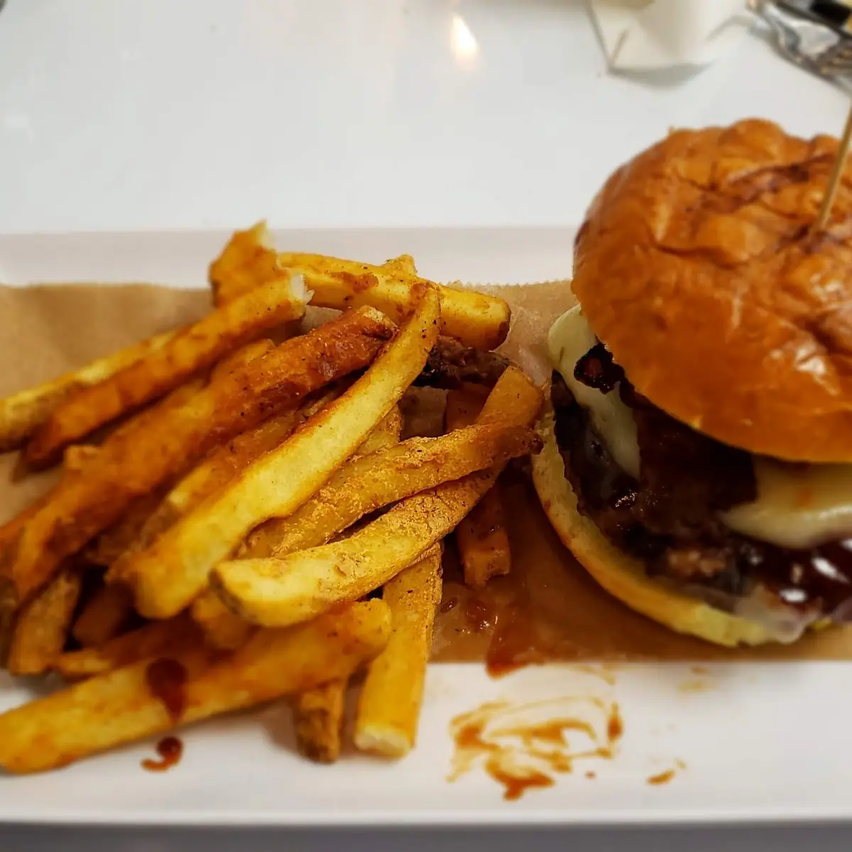 Bacon Cheeseburger with Fries