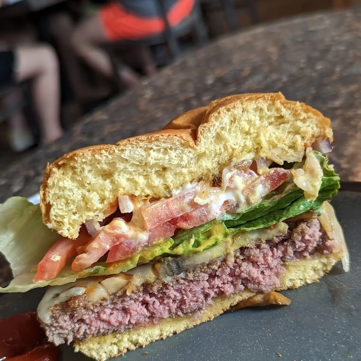 Mushroom Swiss Burger