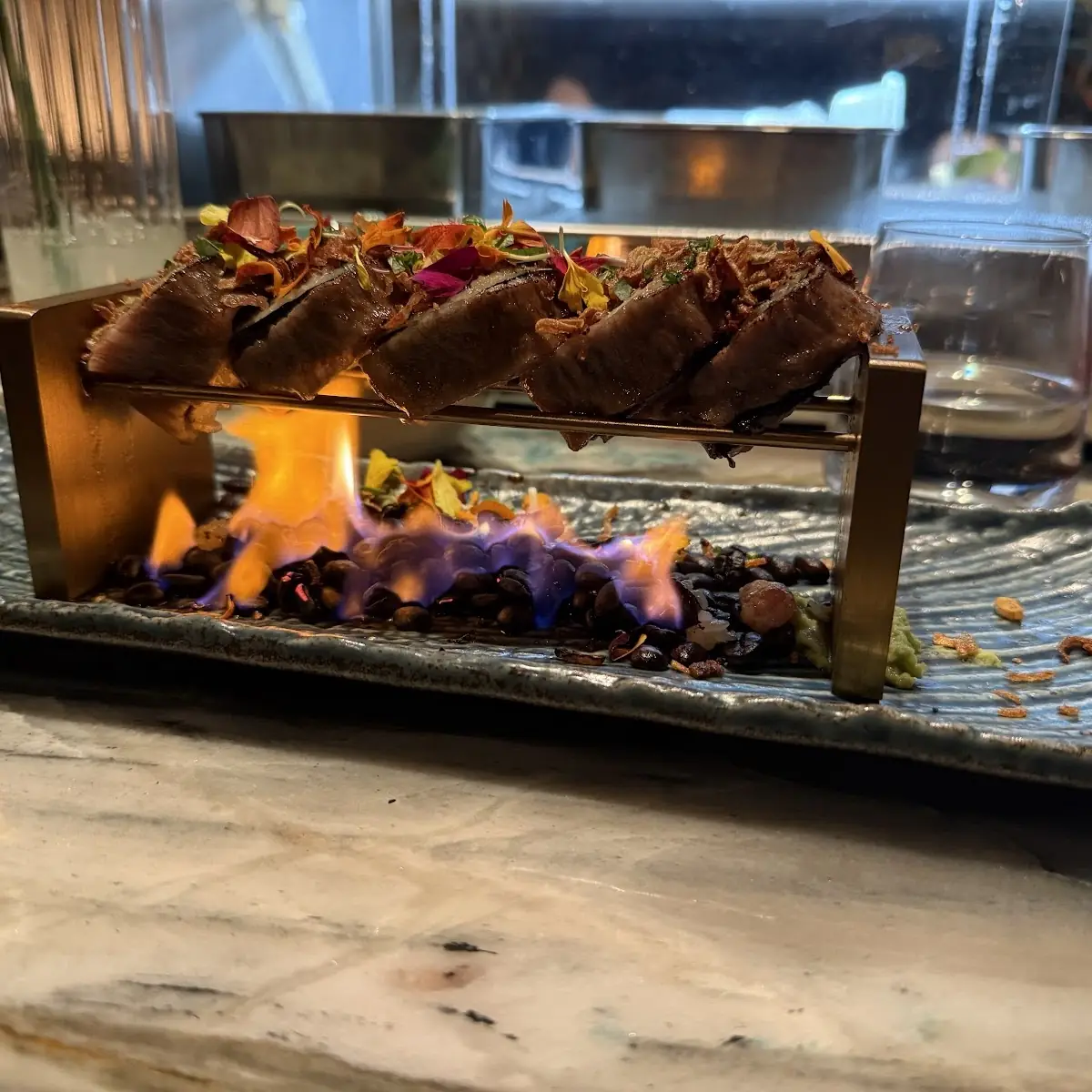 A5 Wagyu on Fire Roll