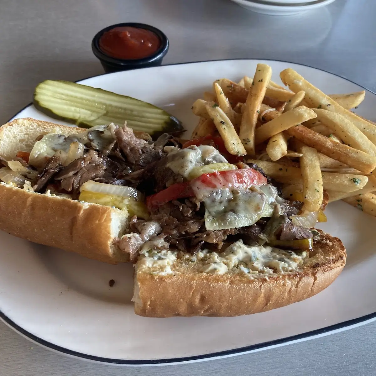 Pepper Steak Sandwich
