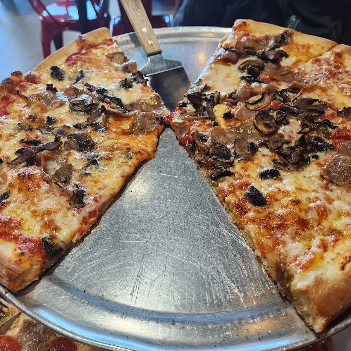 Sausage and Mushroom Pizza