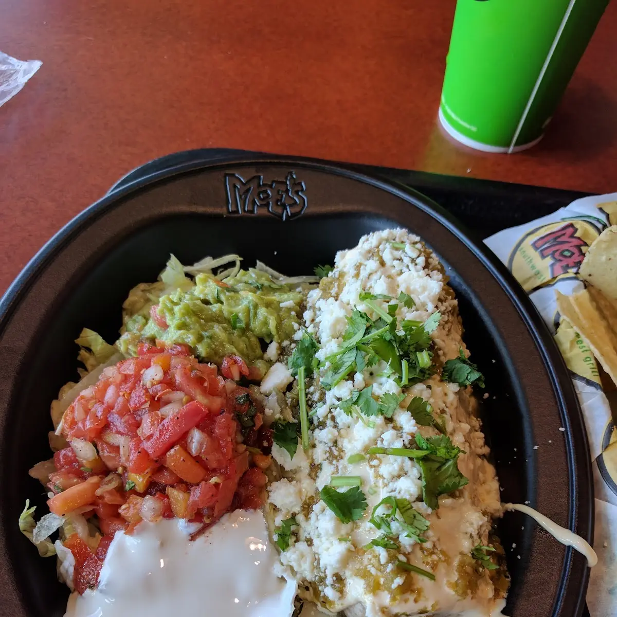 Hatch Green Chile Burrito