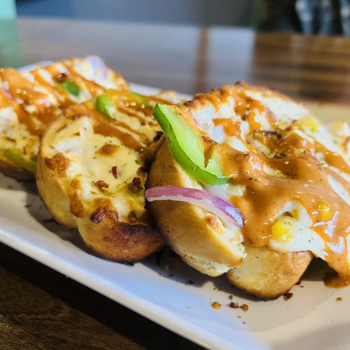 Ricotta garlic Cheese bread