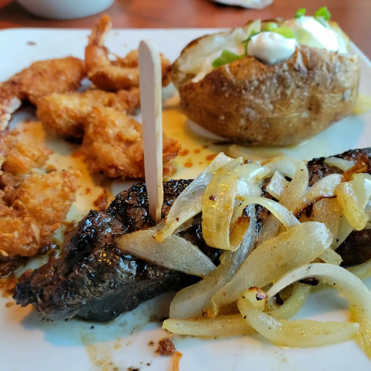 Steak & Coconut Shrimp