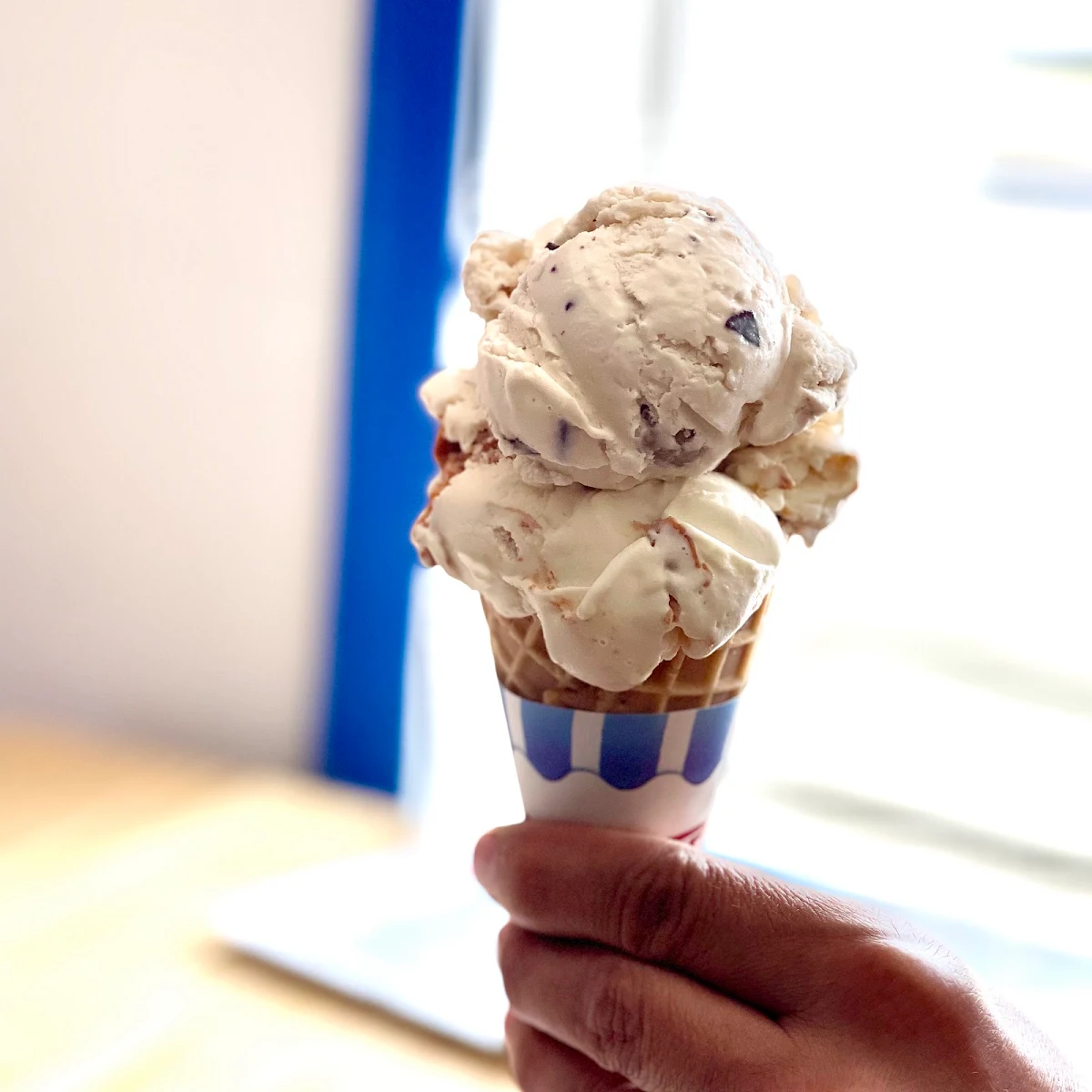 Cherry Vanilla Choc Chip Cookie Dough Orange Sherbet