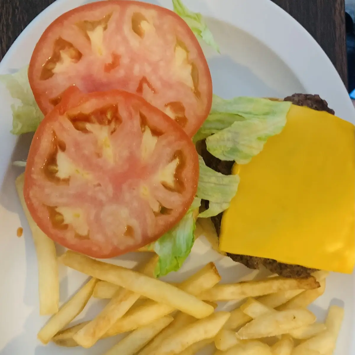 Burger and Fries