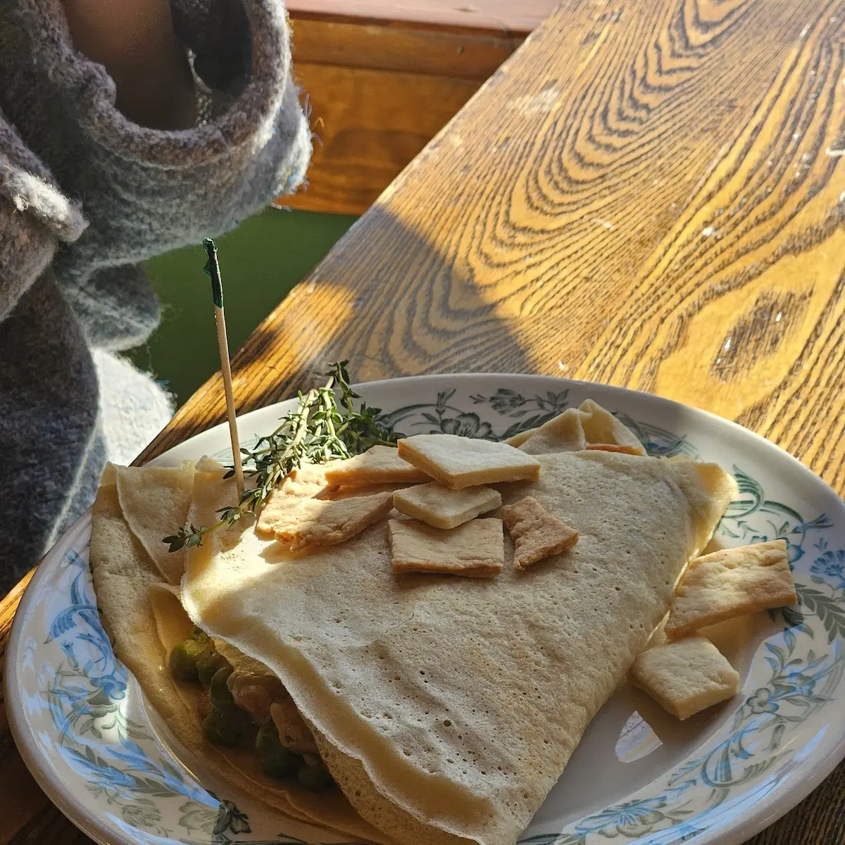 Pot Pie Crepe