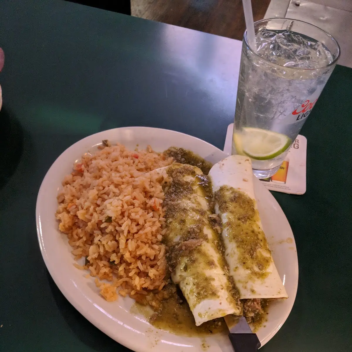 Chile Verde Burrito