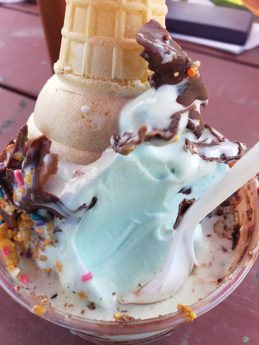 Soft Serve Mint Ice Cream