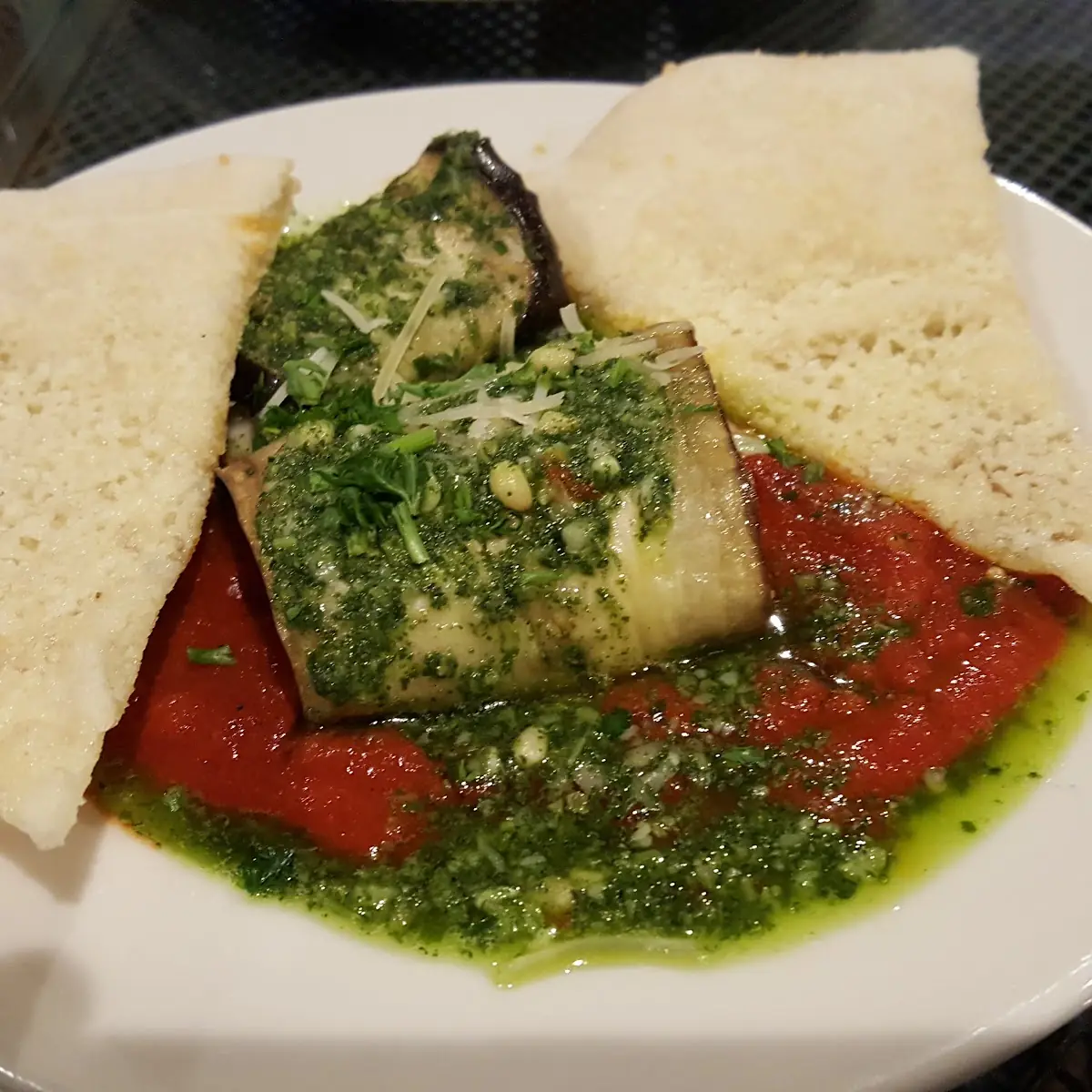 Eggplant Rollatini Appetizer