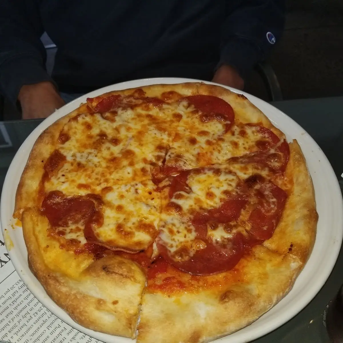 Pepperoni Pizza w Hot Honey