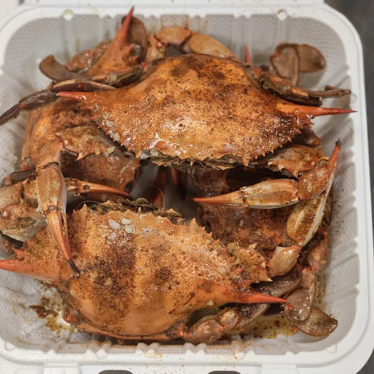 Steamed Blue Crabs