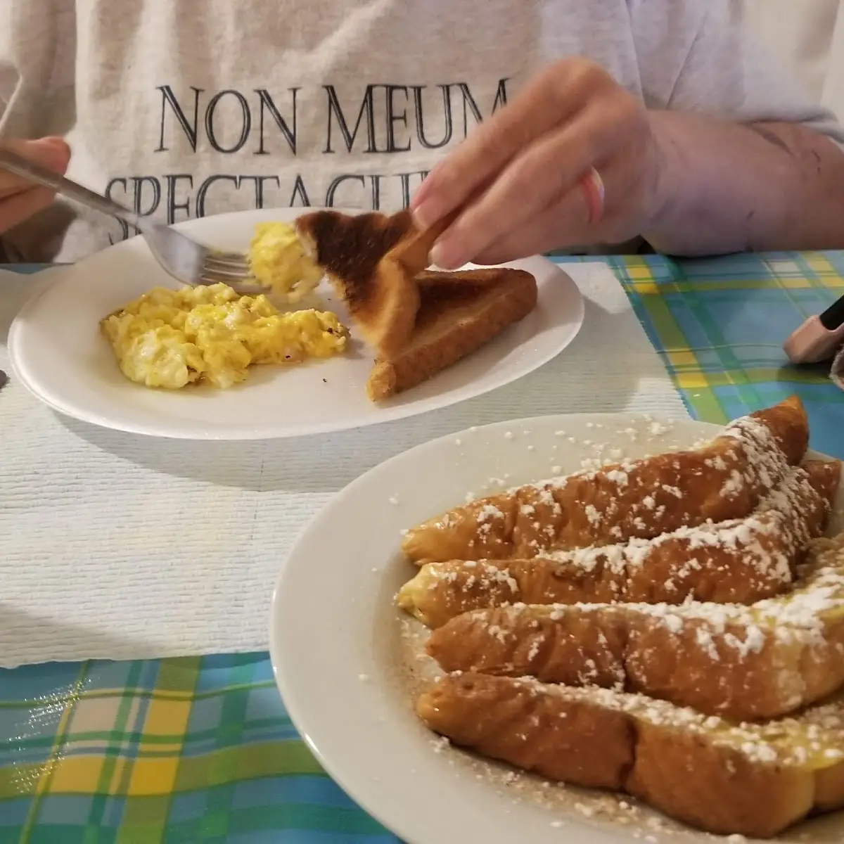 French Toast and Eggs