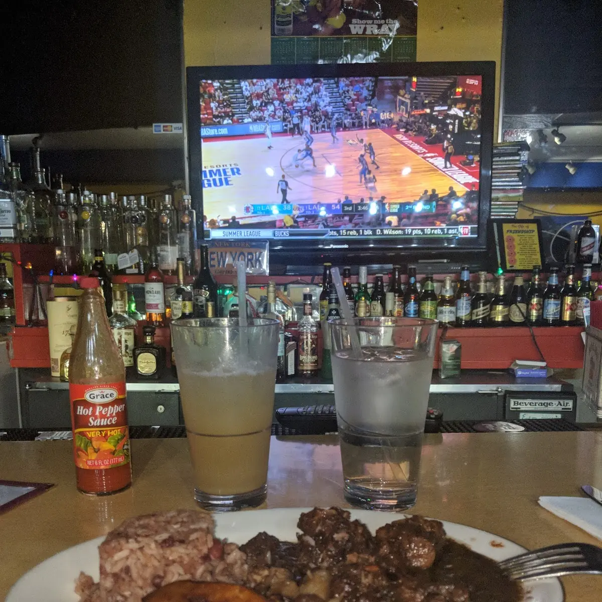 Bob Marley Rum and Ginger Beer and Oxtail