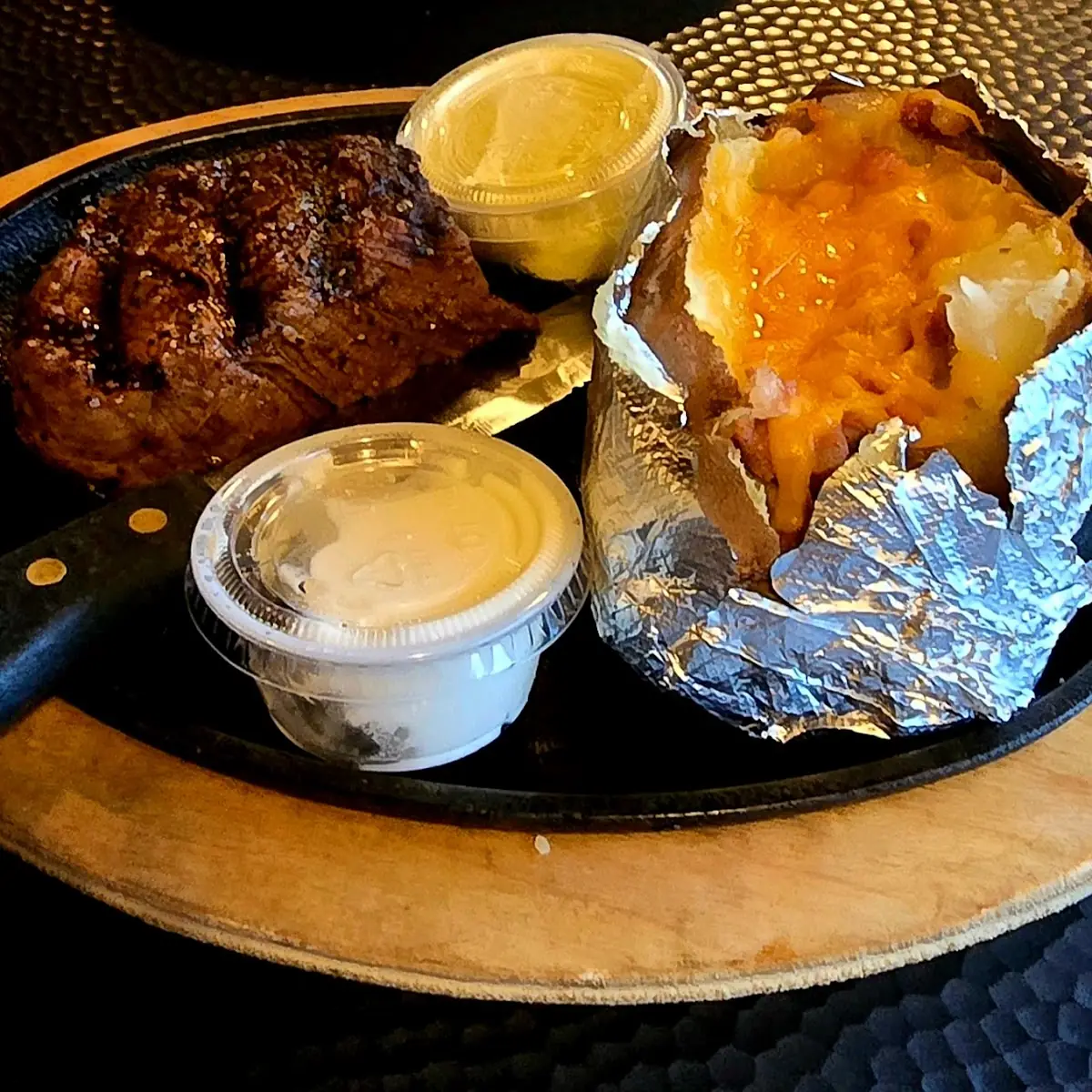 Oklahoma Steak Loaded Baked Potato